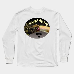 Muriel Loves Bahnahnah (black color) Long Sleeve T-Shirt